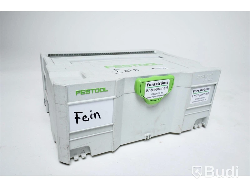 FESTOOL systainer toolbox, höjd 17 cm, skadat hörn